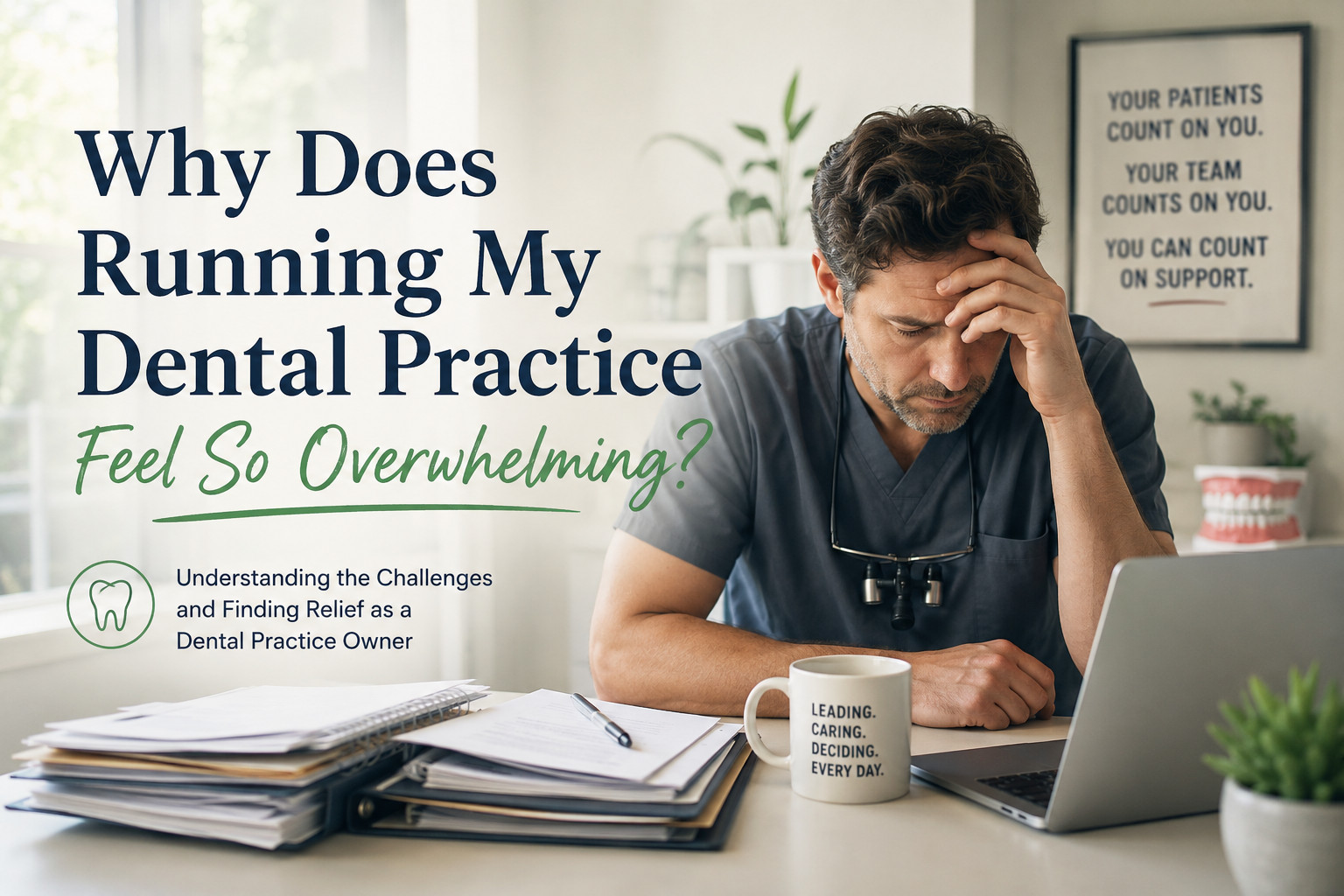 why does running my dental practice feel so overwhelming?